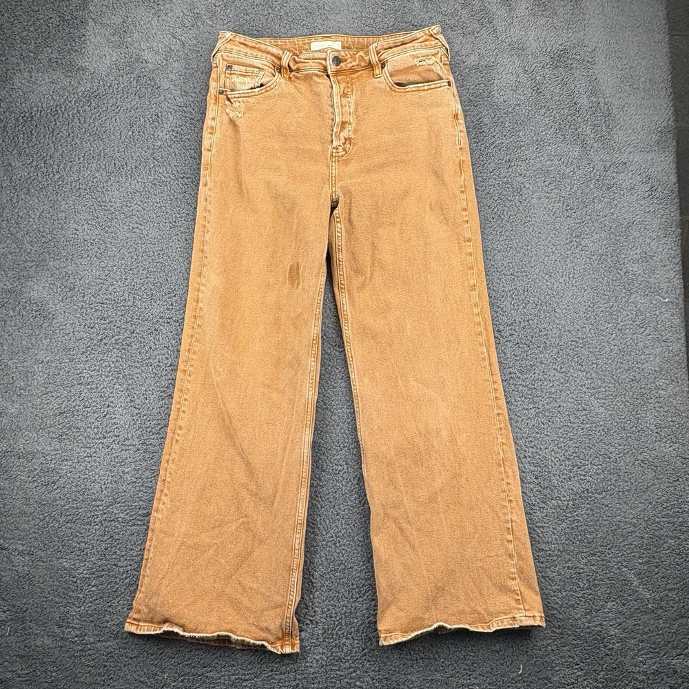 Cleo Wolf Jeans Women 29x32 (31x29) Highrise Loose Wide‎ Leg Baggy Skater